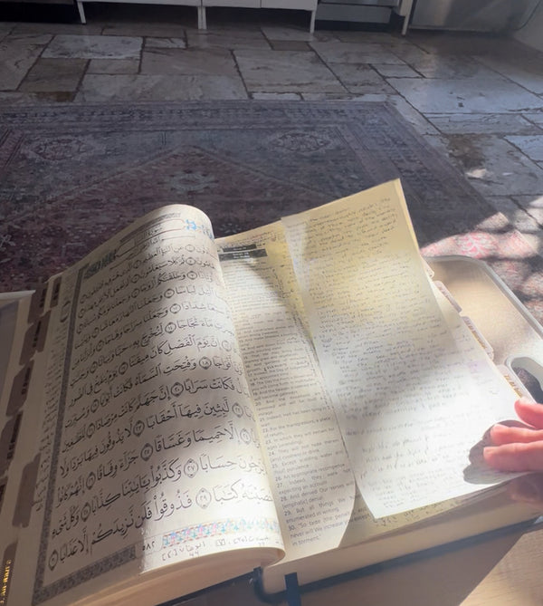 Quran Notebook Additional Paper