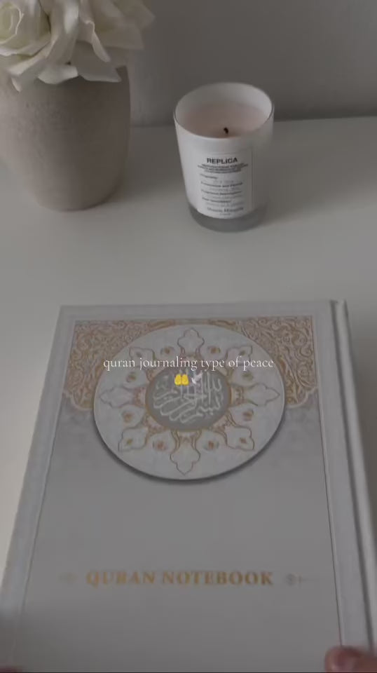 Erva Arslan Using the Quran Notebook
